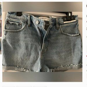 Curve love high rise mom short - light wash